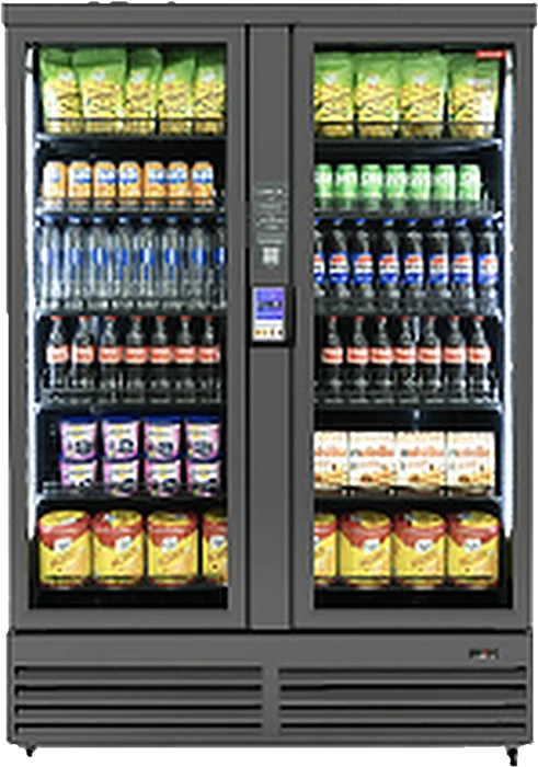 Extra-large double-door smart micro mart unit